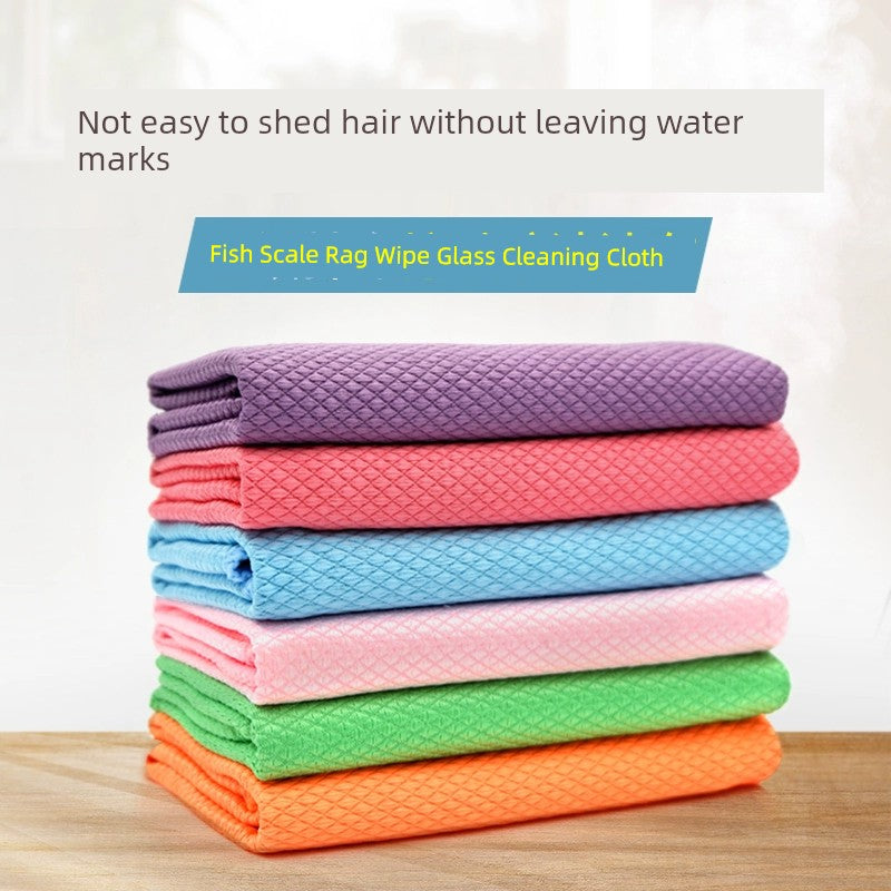 Multifunctional Window Cleaning Non-Lint Seamless Rag