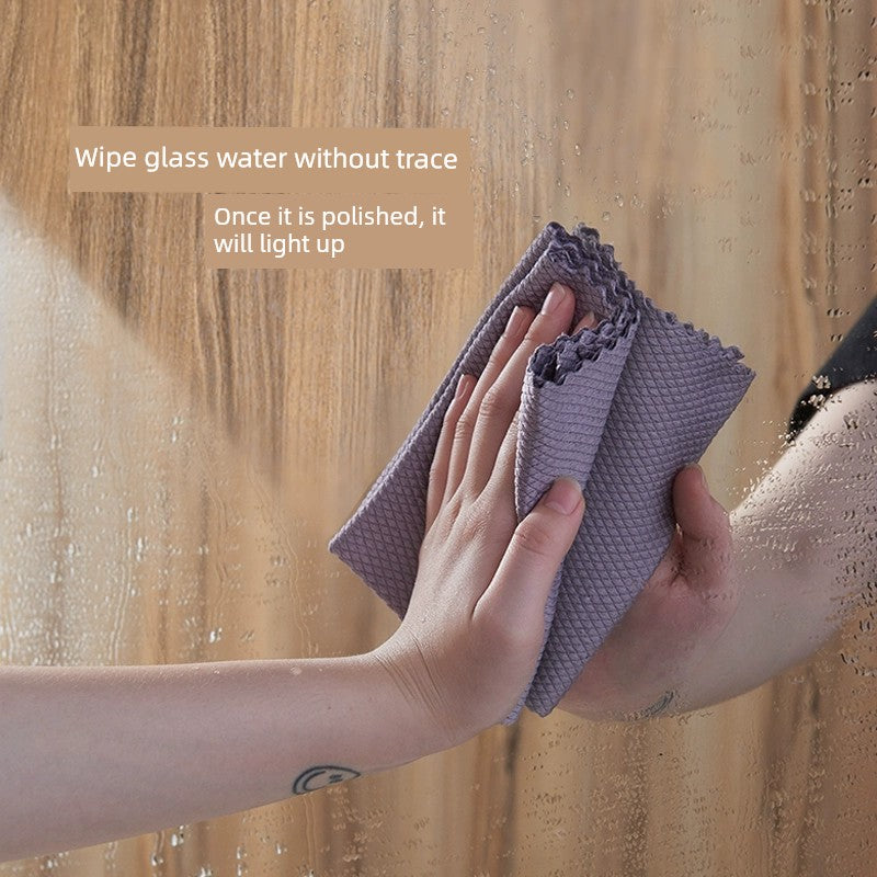 Multifunctional Window Cleaning Non-Lint Seamless Rag