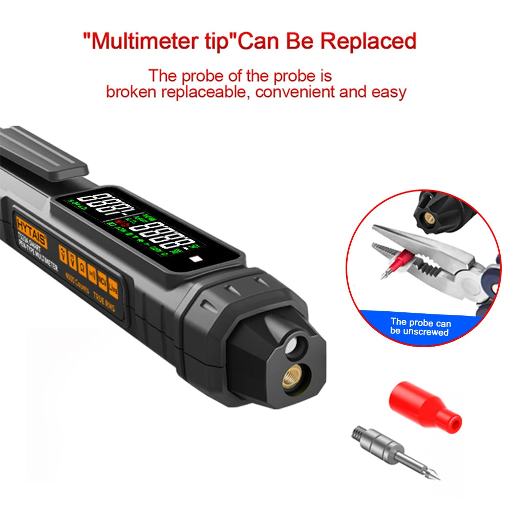 Digital Multimeter | Smart Digital Multimeter 6000 Counts Non Contact High Precision Voltage Detector Digital Multimeter Pen Tester