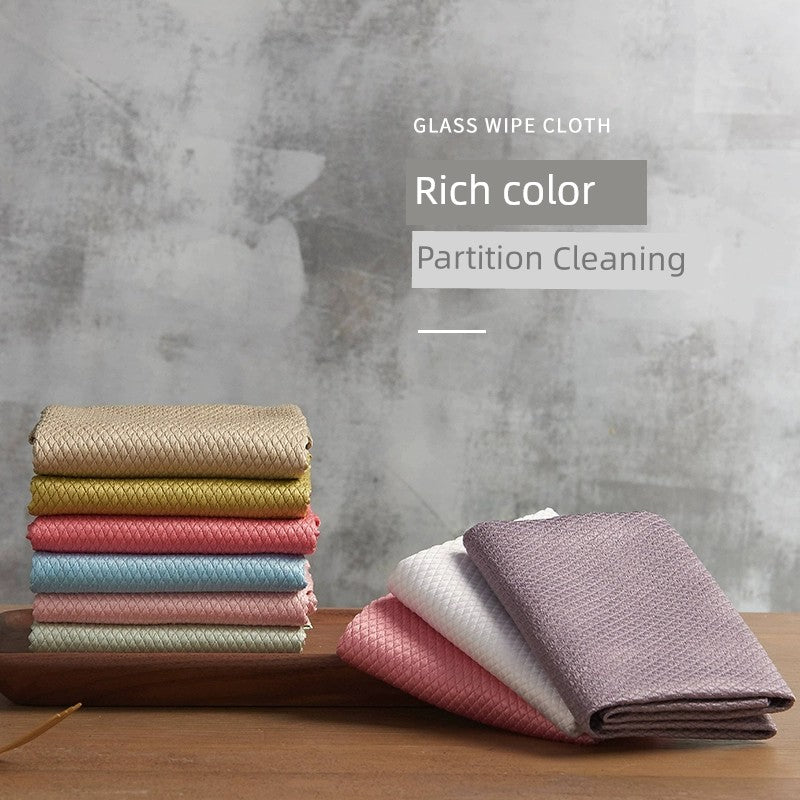 Multifunctional Window Cleaning Non-Lint Seamless Rag