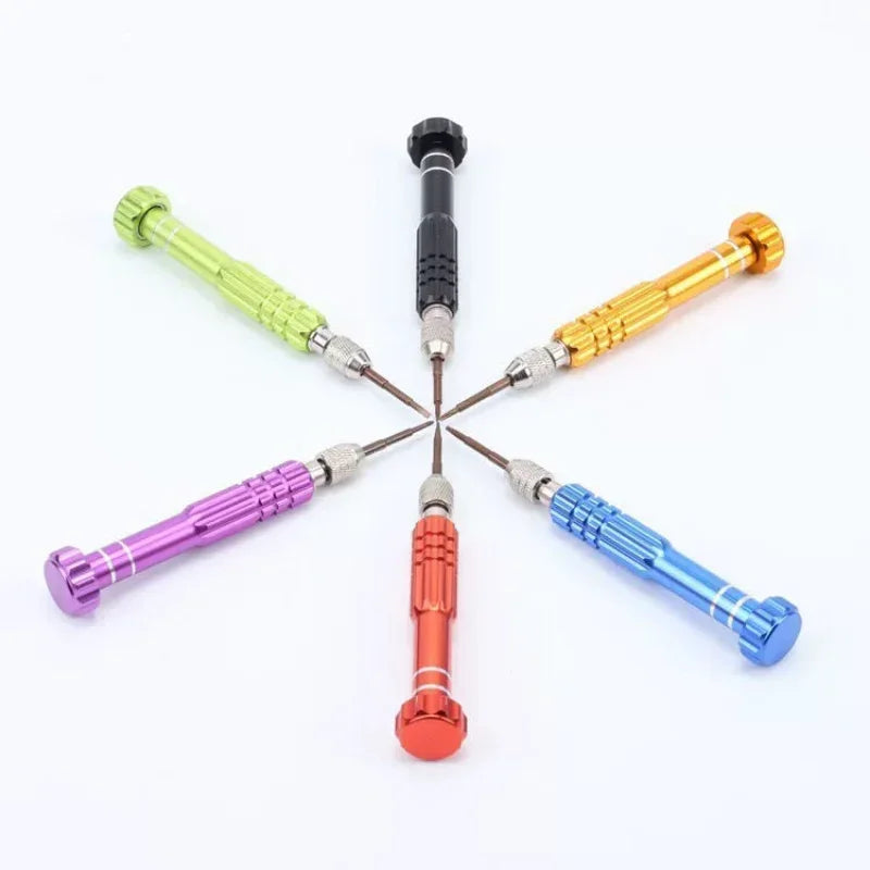 5 in 1 Screwdriver Bit Repair Kit Magnetic Torx Cross Pentalobe Head Screwdrivers Kit For iPhone Android Mobile Phone Open Tool Disassemble