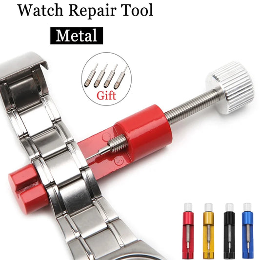 Metal Watch Repair Tool Adjusting Watch Strap Tool with Watch Pin  Watch Repairing Tool Band Bracelet Link Pin Tool Remover Easy To Remover Adjust